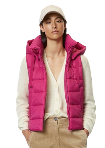 Marc O'Polo Damen 308085172003_662_40 WOVEN OUTDOOR VESTS, vibrant pink, 40 EU von Marc O'Polo