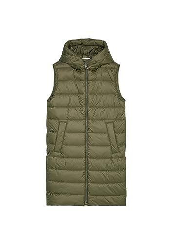 Marc O'Polo Damen 308085172117_454_38 WOVEN OUTDOOR VESTS, olive crop, 38 EU von Marc O'Polo