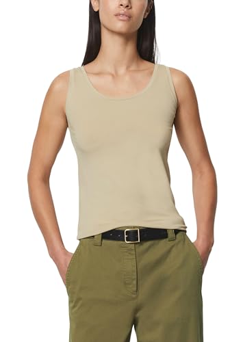 Marc O'Polo Damen 402200150001 T-Shirt, Jonesboro Cream, Medium von Marc O'Polo