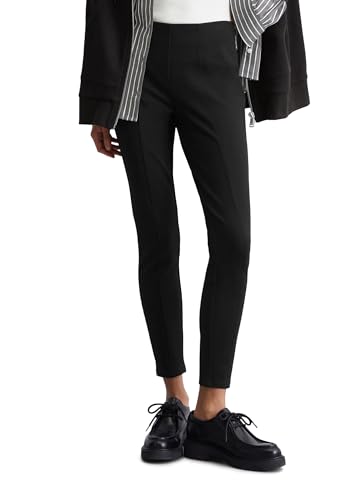 Marc O'Polo Denim Damen Stoffhose mit Stretch-Anteil Slim Fit, Schwarz (Black), M von Marc O'Polo