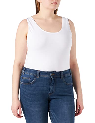 Marc OߴPolo Damen Tanktop mit Rundhalsausschnitt Slim Fit, Weiß (White), M Marc OߴPolo Damen Tanktop mit Rundhalsausschnitt Slim Fit, Weiß (White), M von Marc O'Polo