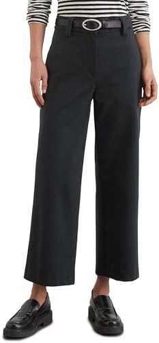Marc O'Polo Damen Culottehose mit Stretch-Anteil Wide Leg, Schwarz (Black), 36 von Marc O'Polo