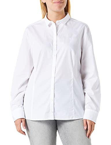 Marc O'Polo Damen Bluse, White, 34 von Marc O'Polo