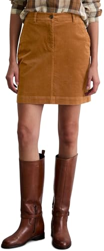 Marc OߴPolo Damen Cordrock mit Stretch-Anteil kurz, Braun (Warm Brown), 38 von Marc O'Polo