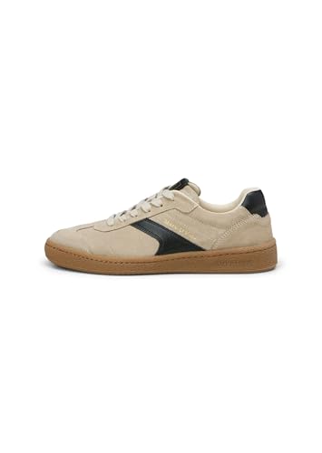 Marc OߴPolo Damen Sneaker flach mit Schnürsenkeln Freizeit, Beige (Light Taupe), 42 von Marc O'Polo
