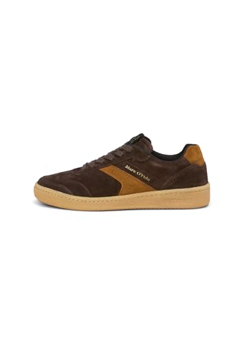Marc OߴPolo Damen Sneaker flach mit Lederanteil Freizeit, Braun (Dark Earth/Caramel), 40 Marc OߴPolo Damen Sneaker flach mit Lederanteil Freizeit, Braun (Dark Earth/Caramel), 40 von Marc O'Polo