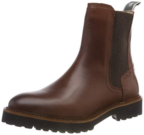 Marc O'Polo Damen Flat Heel Chelsea Boots, Braun (Brandy 723) von Marc O'Polo