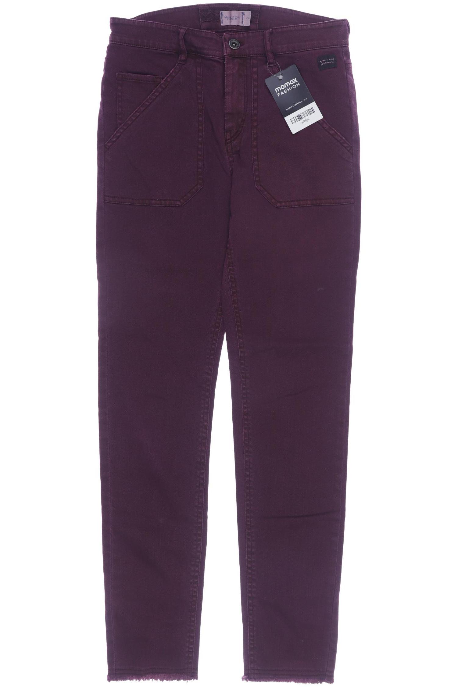 Marc O Polo Damen Jeans, bordeaux von Marc O Polo