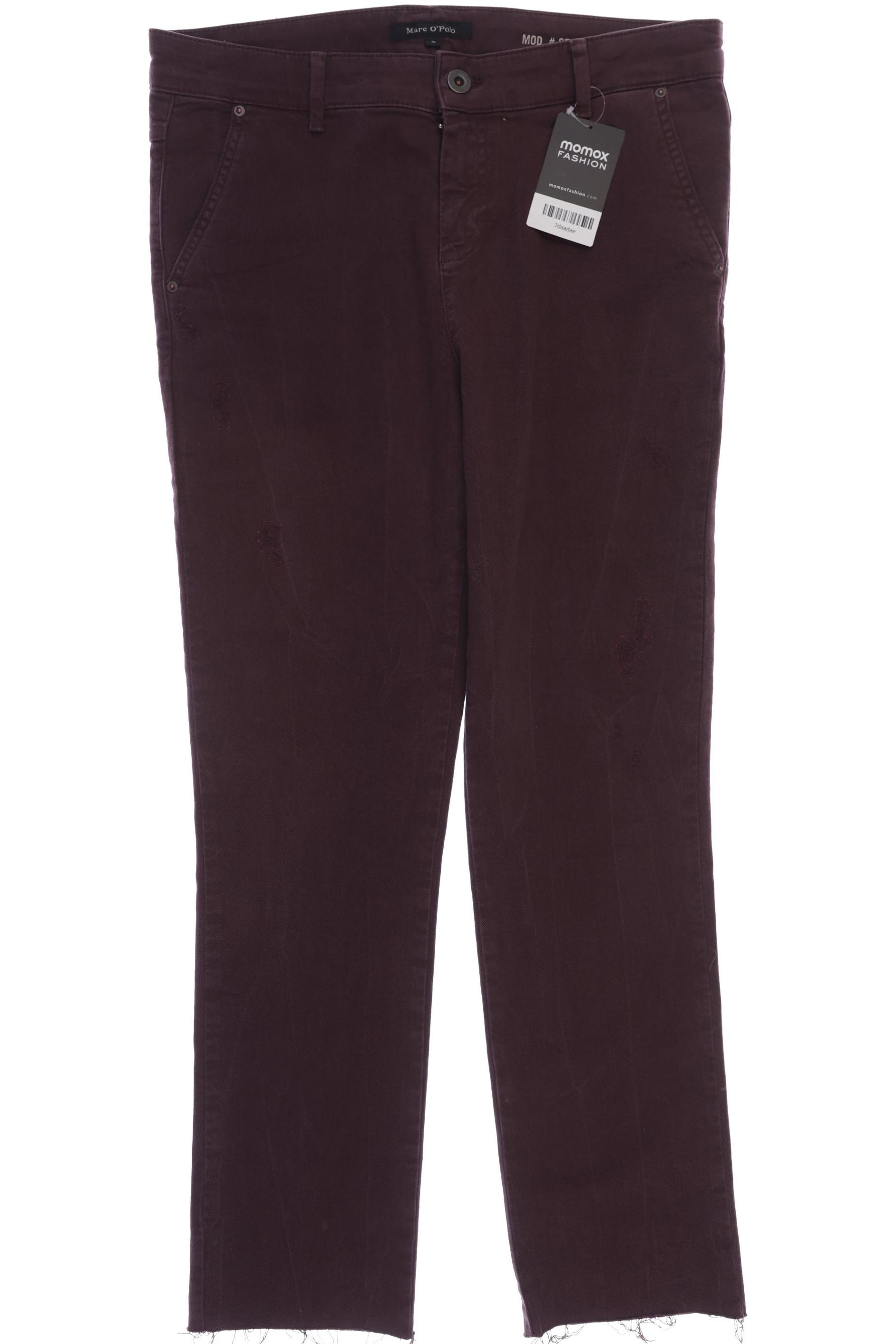 Marc O Polo Damen Jeans, bordeaux von Marc O Polo