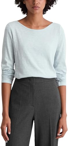 Marc OߴPolo Damen Langarmshirt aus Bio-Baumwolle Basic von Marc O'Polo