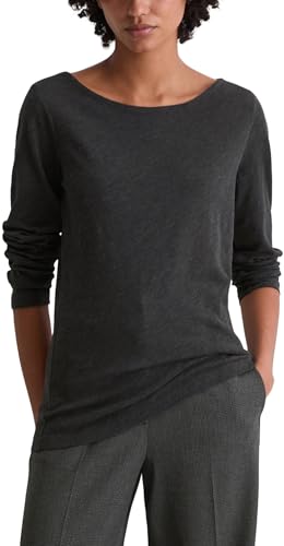 Marc OߴPolo Damen Langarmshirt aus Bio-Baumwolle Basic von Marc O'Polo