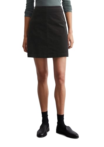 Marc O'Polo Damen Minirock aus Samt A-Linie, Schwarz (Black), 40 von Marc O'Polo