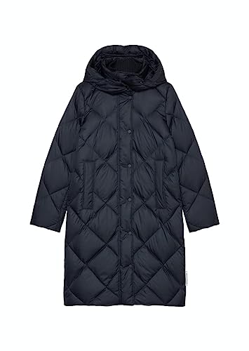 Marc O'Polo Damen Puffer-Daunenmantel (as3, numeric, numeric_36, regular, regular, deep blue sea, 36) von Marc O'Polo