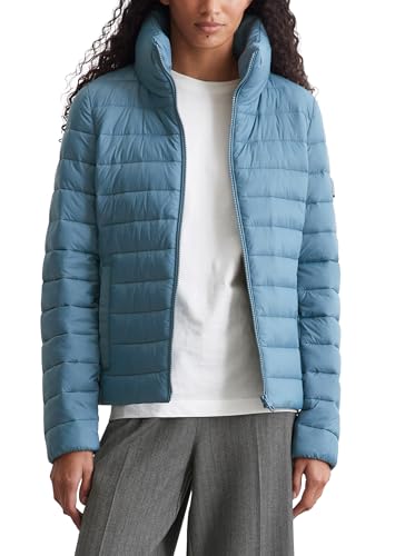 Marc O'Polo Damen Steppjacke mit Stehkragen wasserabweisend, Blau (Hazy Blue), 32 von Marc O'Polo