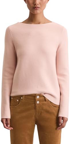 Marc OߴPolo Damen Strickpullover aus Bio-Baumwolle Slim Fit, Rosa (Pastel Rose), M von Marc O'Polo