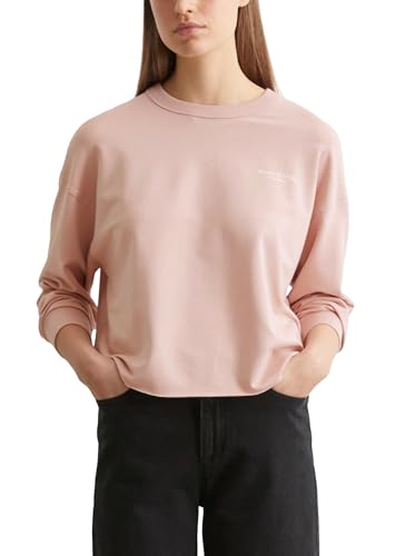 Marc O'Polo Damen Sweatshirt mit Stretch-Anteil Basic, Rosa (Dusty Rose), L von Marc O'Polo