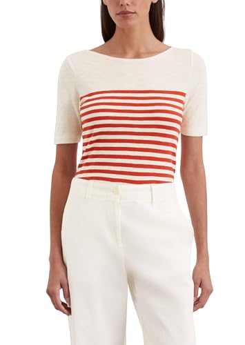 Marc O'Polo Damen T-Shirt aus Bio-Baumwolle gestreift, Mehrfarbig (Multi), XS von Marc O'Polo