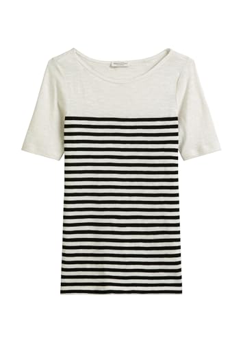 Marc O'Polo Damen T-Shirt aus Bio-Baumwolle gestreift, Mehrfarbig (Multi), XXL von Marc O'Polo