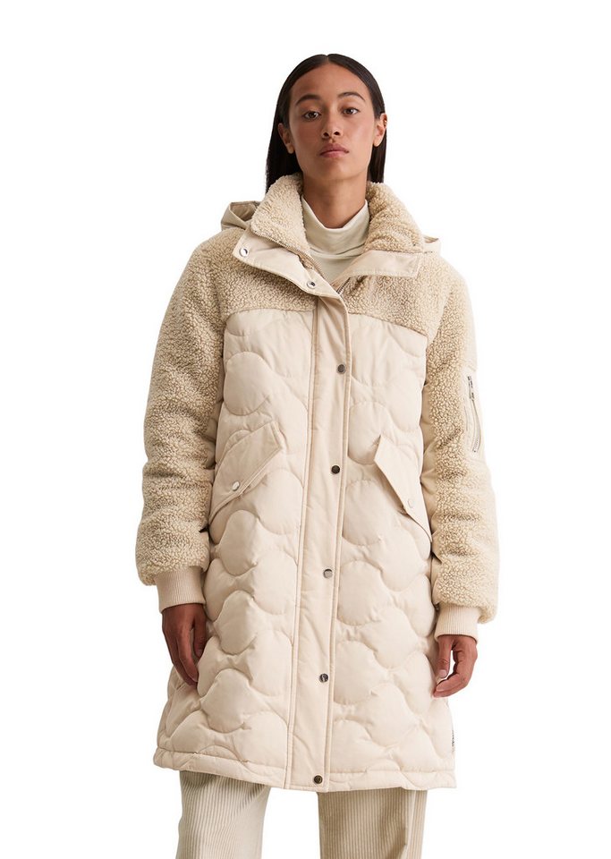 Marc O'Polo Daunenjacke mit lässigen Teddyplüsch-Details von Marc O'Polo