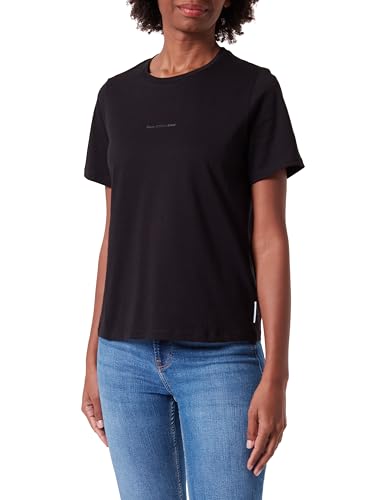 Marc O'Polo Denim Damen T-Shirt aus Bio-Baumwolle Regular Fit, Schwarz (Black), L von Marc O'Polo