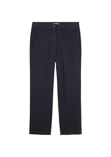 Marc O'Polo Denim Damen Chinohose mit Stretch-Anteil Relaxed Fit, Blau (Blue Depths), S von Marc O'Polo