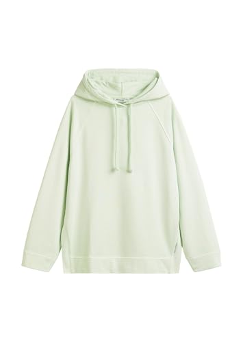 Marc O'Polo Denim Damen Hoodie aus Bio-Baumwolle Relaxed Fit, Grün (Mint Mist), XS von Marc O'Polo