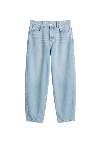 Marc O'Polo Denim Damen Jeanshose aus Bio-Baumwolle Relaxed Fit, Blau (Light Blue Multi 20), W29/L30 von Marc O'Polo