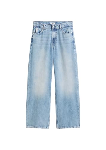 Marc O'Polo Denim Damen Jeanshose aus Bio-Baumwolle Wide Fit, Blau (Bright Blue Multi 09), W30/L34 von Marc O'Polo