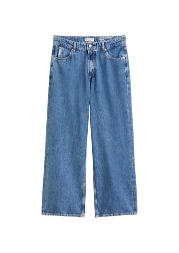 Marc O'Polo Denim Damen Jeanshose aus Bio-Baumwolle Wide Fit, Blau (Medium Blue Multi 04), W25/L30 von Marc O'Polo