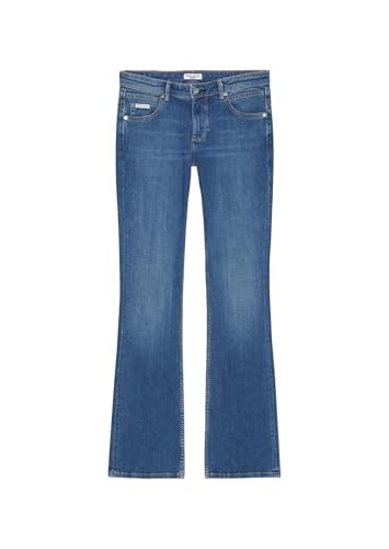 Marc O'Polo Denim Damen Jeanshose mit Stretch-Anteil Bootcut, Blau (Medium Blue Multi 21), W31/L34 von Marc O'Polo