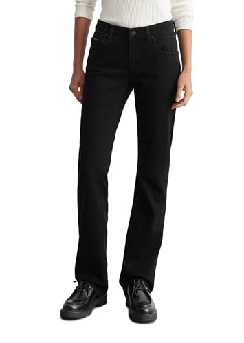 Marc O'Polo Denim Damen Jeanshose mit Stretch-Anteil Bootcut, Schwarz (Black Multi 02), W32/L32 von Marc O'Polo