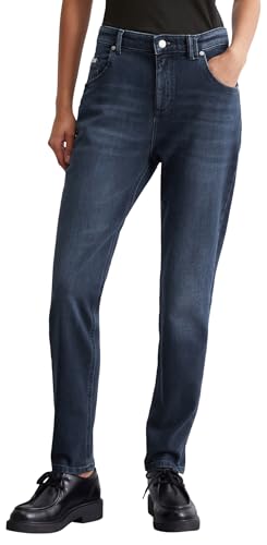 Marc O'Polo Denim Damen Jeanshose mit Stretch-Anteil Boyfriend Fit, Blau (Dark Blue Multi 12), W34/L32 von Marc O'Polo