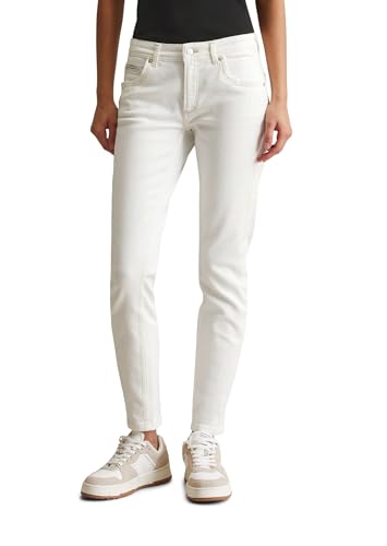 Marc O'Polo Denim Damen Jeanshose mit Stretch-Anteil Slim Fit, Mehrfarbig (White Multi 01), W33/L30 von Marc O'Polo