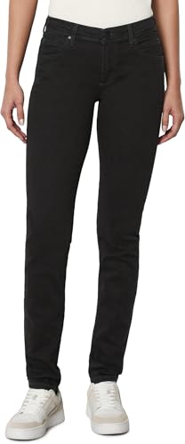 Marc O'Polo Denim Damen Jeanshose mit Stretch-Anteil Slim Fit, Schwarz (Multi/Worn Out Black), W25/L34 von Marc O'Polo