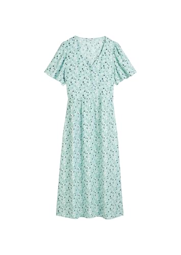 Marc OߴPolo Denim Damen Kleid mit V-Ausschnitt Allover-Print, Mehrfarbig (Light Blue Multi 05), M von Marc O'Polo