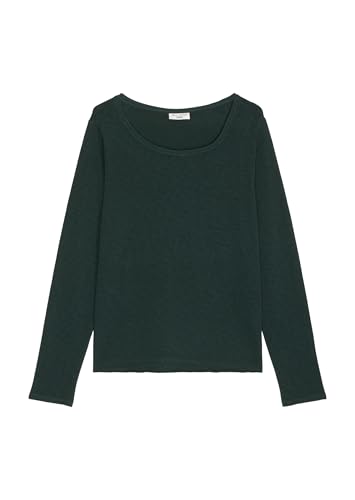 Marc O'Polo Denim Damen Langarmshirt aus Bio-Baumwolle Basic, Lila (Midnight Flora), XXS von Marc O'Polo