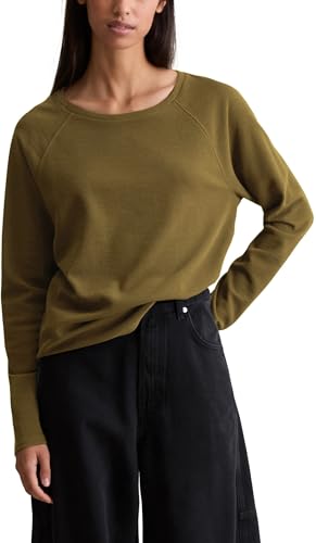 Marc OߴPolo Denim Damen Langarmshirt mit Waffel-Struktur Regular Fit von Marc O'Polo