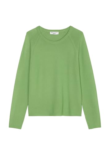 Marc O'Polo Denim Damen Pullover aus Bio-Baumwolle mit Rundhalsausschnitt, Grün (Herbal Garden), S von Marc O'Polo