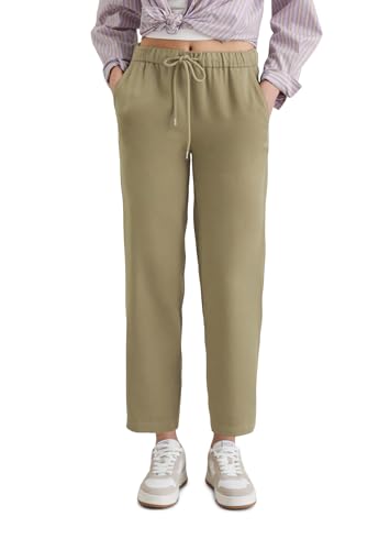 Marc O'Polo Denim Damen Schlupfhose mit elastischem Bund Relaxed Fit, Grün (Dusky Green), XXL von Marc O'Polo