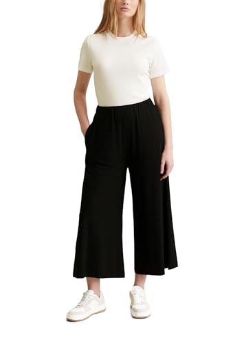 Marc OߴPolo Denim Damen Stoffhose mit Gummibund Relaxed Fit, Schwarz (Black), XXL von Marc O'Polo