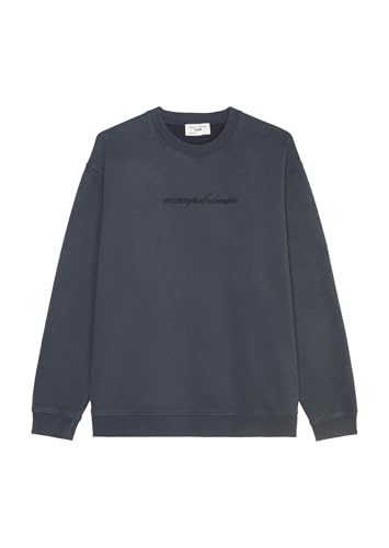 Marc O'Polo Denim Damen Sweatshirt aus Bio-Baumwolle Relaxed Fit, Blau (True Navy), M von Marc O'Polo