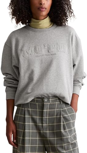 Marc OߴPolo Denim Damen Sweatshirt aus Bio-Baumwolle mit Logo von Marc O'Polo
