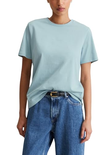 Marc O'Polo Denim Damen T-Shirt aus Bio-Baumwolle mit Rundhalsausschnitt, Blau (Blue Fog), XS von Marc O'Polo