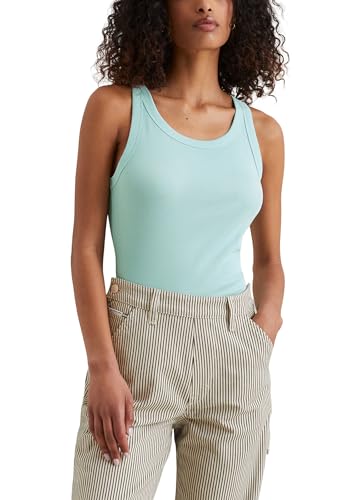 Marc OߴPolo Denim Damen Tanktop mit Stretch-Anteil Slim Fit, Blau (Blue Fog), XS von Marc O'Polo