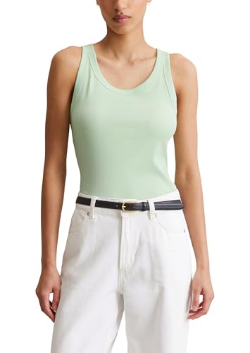 Marc O'Polo Denim Damen Tanktop mit Stretch-Anteil Slim Fit, Grün (Mint Mist), S von Marc O'Polo