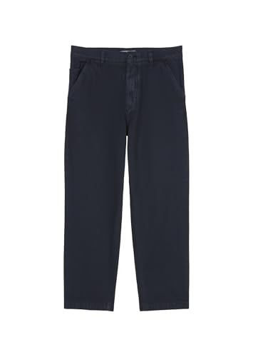 Marc O'Polo Denim Herren Chinohose aus Bio-Baumwolle Tapered Fit, Blau (True Navy), W34/L32 von Marc O'Polo