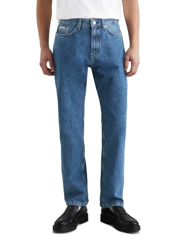 Marc O'Polo Denim Herren Jeanshose aus Bio-Baumwolle Relaxed Fit, Blau (Medium Blue Multi 04), W34/L30 von Marc O'Polo