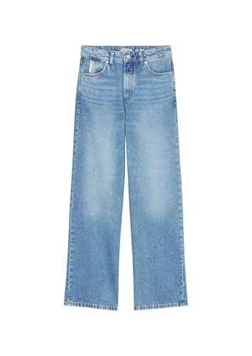 Marc O'Polo Denim Herren Jeanshose aus Bio-Baumwolle Wide Leg, Blau (Light Blue Multi 21), W32/L34 von Marc O'Polo