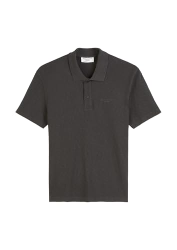Marc O'Polo Denim Herren Kurzarm-Poloshirt aus Bio-Baumwolle Regular Fit, Grau (Broken Graphite), L von Marc O'Polo
