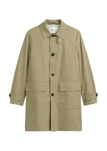 Marc O'Polo Denim Herren Kurzmantel elegant wasserabweisend, Grün (Dusky Green), S von Marc O'Polo